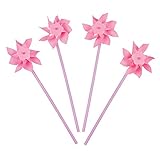 Fun Express Pinwheels for Kids Great for Weddings, Yards and Garden Décor - Pink (Bulk Set of 36)