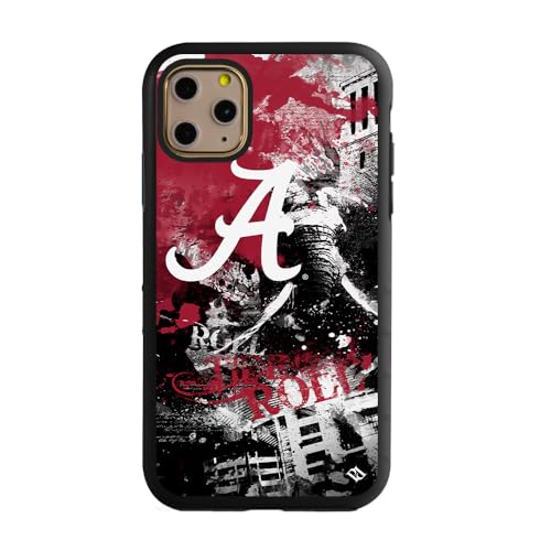 Guard Dog Case Compatible with iPhone 11 Pro Max - Military Grade - Rugged Two Piece Protection - Collegiate Licensed - Alabama Crimson Tide - by Paulson Designs