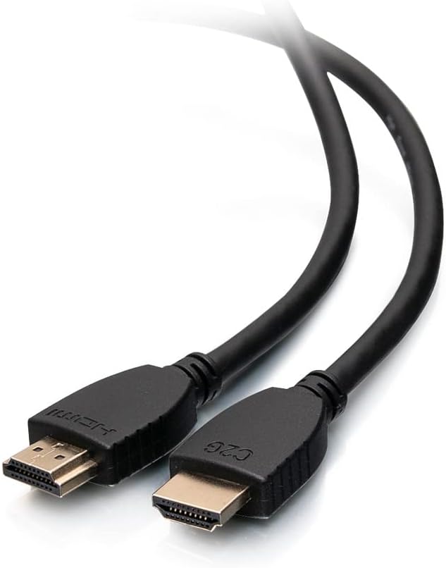C2G HDMI Cable, 4K High Speed HDMI Cable, 60Hz, Black, 10 Feet (3.04 Meters), Cables to Go 21005 (Pack of 3)