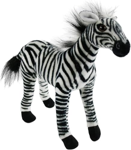 Image of Zebra & Turtle Soft Toy Combo - 30cm Zebra & 25cm Turtle Plush Animal Set for Kids | Cute Jungle & Sea Creature Stuffed Toys | Soft & Huggable | Boys & Girls Gift