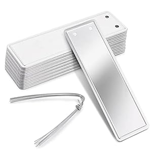 Prasacco 30 Stks Aluminium Plant Labels Metalen Plant Tags Waterdichte Plant Markers Duurzaam Boom Tags Outdoor Tuin…