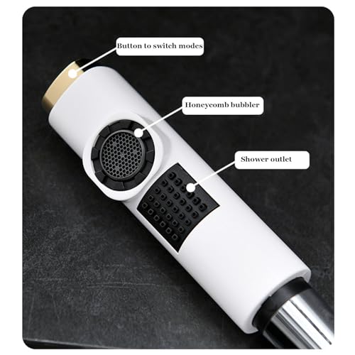 Grifo de baño extraíble ideal para lavar el cabello y limpiar el lavabo cómodamente 6