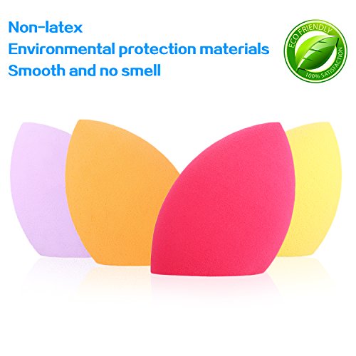 Makeup Sponges Blender Makeup Beauty Sponge set,Beauty Makeup Blender Foundation Sponge,Flawless for Liquid, Creams,Powders,Multi Color Make up Sponges,Pro Beauty Makeup Foundation Sponge,Sponges Egg