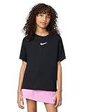 Nike Mädchen Sportswear Essential Lbr T-Shirt, Black, 164/170