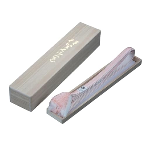 帯締め 伝統 工芸 着物 伊賀 組紐 大和 (さくら)(全長約162cm × 幅約1.2cm × 重量約45g) 箱入り[itog0003-2]