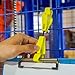 BOZZYS Glove Clips for Work Glove Holders 4-Pack | Yellow Z-Shaped Clips for Tool Belts & Hard Hats | (360° Anti-Drop) Never Lose Gloves on Construction Sites