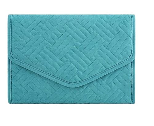 Bolsa de joyería fina con diseño sofisticado para guardar collares y anillos