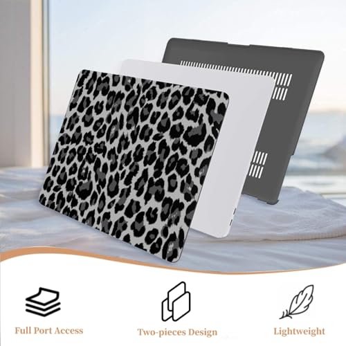 Funda MacBook Pro 13 de plástico rígido protector de teclado estampado leopardo 5