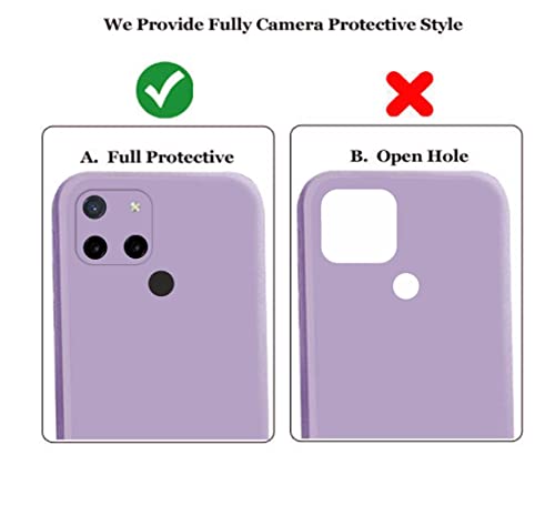 Image of A rtistque Back Cover Case for Realme C21Y / Realme C25Y with Camera Protection | Shockproof TPU | Stylish Protective Design | Slim Fit | Ultra Matte | Realme C21Y / Realme C25Y Back Cover - Purple