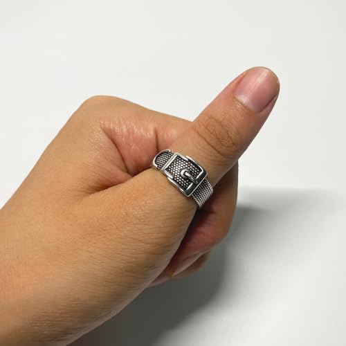 Ch.Yishi Handmade 925 Sterling Silver Ring Adjustable Stacking Ring Vintage Statement Ring Personalized Jewelry For Women & Men thumb #3