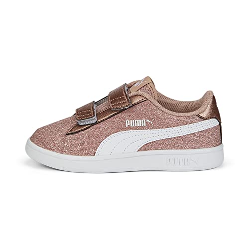 PUMA Kids Girls Smash V2 Glitz Glam Slip On Sneakers Shoes Casual - Pink