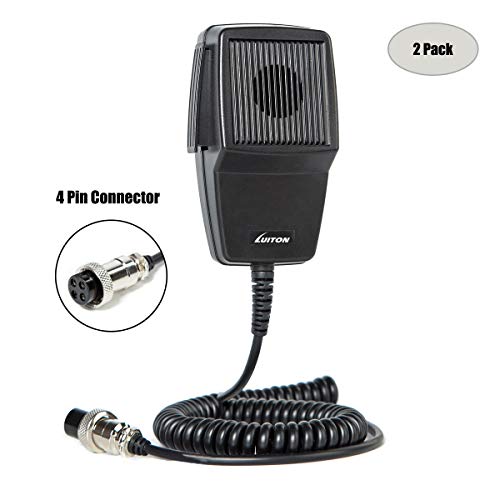 Cb Microphone Speaker Noise Cancelling 4-Pin Mic Speaker Compatiable with 29LTD Cb Radio,Cb