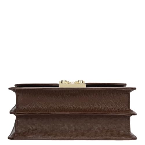 Image of Da Milano Leather Shoulder Bag for Women (00349D-OL)