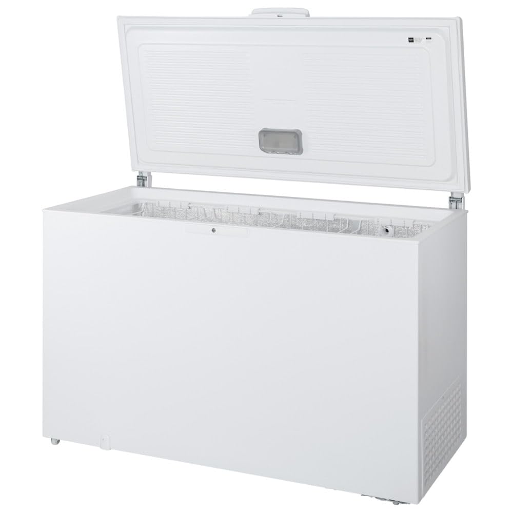 Whirlpool WHE39352 FO, Congelatore A Pozzetto, 390 L, 91,6x140,5x69,8 cm, Tecnologia FastFreezing, Bianco