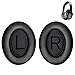 Ohrpolster für Bose QuietComfort 35 ii, Premium Ersatzpolster für Bose QuietComfort 35 (QC35) Kopfhörer, Ersatz Ohrkissen Kompatibel mit Bose QuietComfort 35 II QC35 II Over-Ear Headphones (Schwarz)
