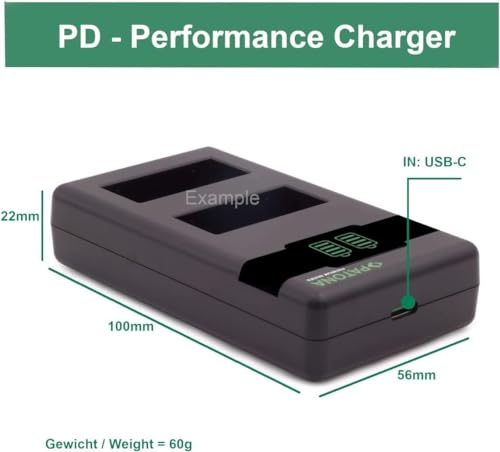 Batterie LP-E6NH 2600mAh double Baxxtar avec chargeur rapide USB-C - 5