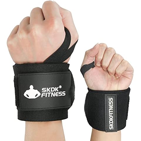 Strength Training Wrist Wraps with Thumb Support - 2 Pack, Durable Wrist Compression Straps for Men and Women, Perfect for Weightlifting, Gymnastics, and Powerlifting Cover