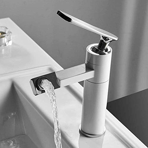 Robinet de lavabo mitigeur à froid et chaud pour évier montage sur le pont
