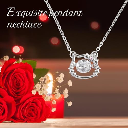 sterling silver contour pendant necklace, girl's jewelry 18 necklace, fashionable accessory necklace, can be the gift for girls.4