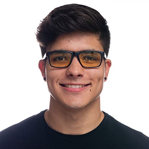 Óculos Gamer Titans Bravo 2.0 Preto - Lentes Blue Protection Amarela