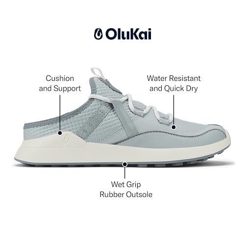 OLUKAI Kawela Women's Golf Shoes, Spikeless Golf Shoes, Water & Stain Resistant, Leather Details & Easy Slip On, All-Day Comfort & Lightweight4