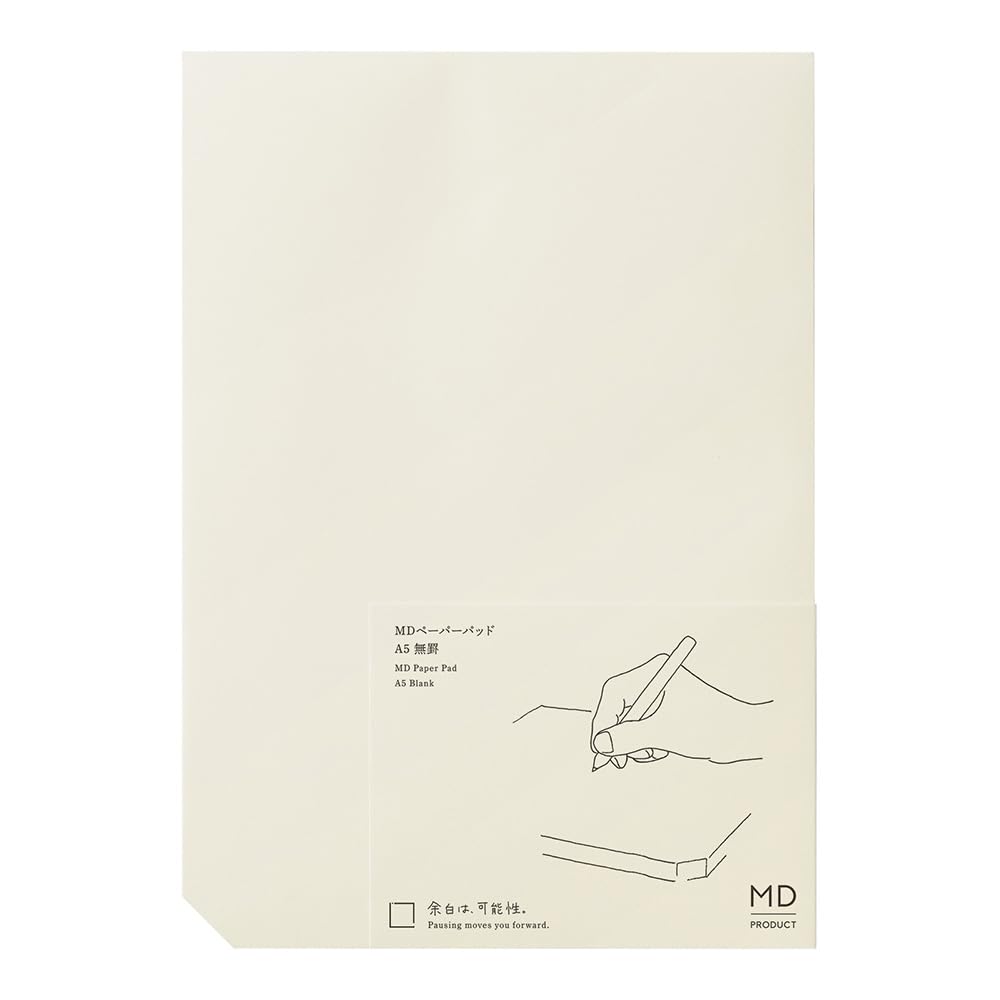 Designphil Midori 15235006 MD Paper Pad, A5, Unruled