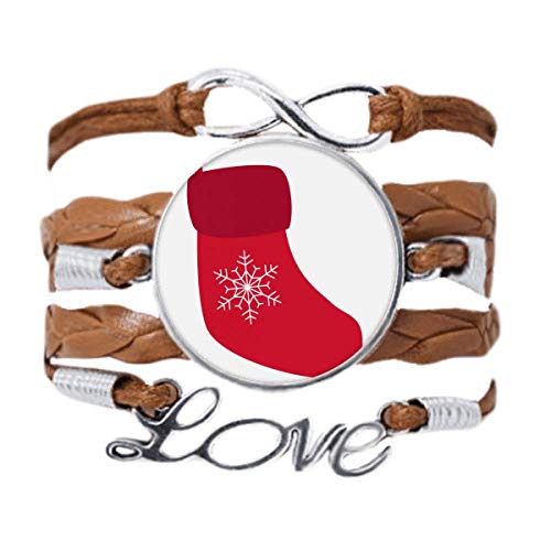 Bracelet de Noël DIY flocon de neige rouge pour création bijoux