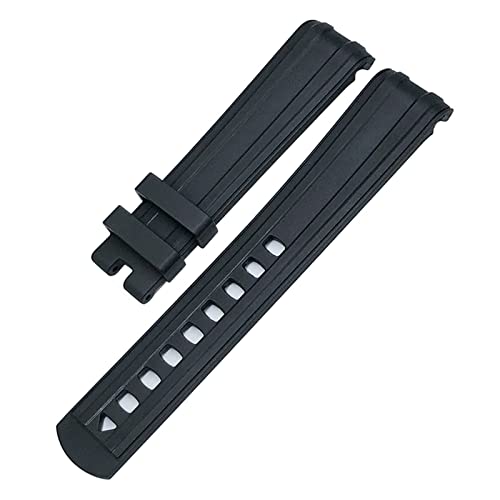 Bracelet montre caoutchouc 20mm fluorescent, l'accessoire idéal de jour comme de nuit