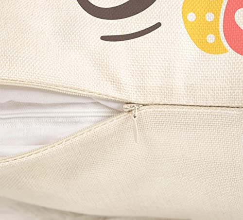 4Th Emotion Easter Pillow Covers 18X18 Set Of 4 Spring Farmhouse Decor Hip Hop My Peeps Bunny Trail Holiday Decorations Throw Cushion Case For Home Decorations Th085 #TOP2