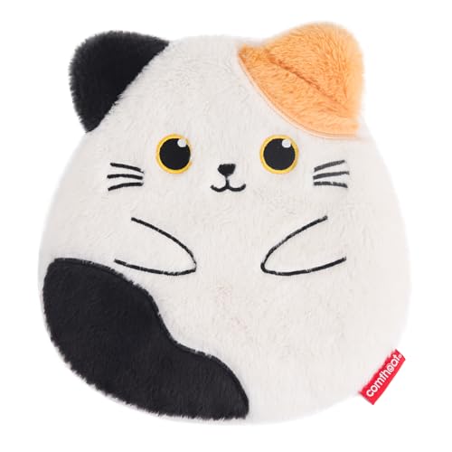 Image of Cat Microwave Heating Pad for Period Cramps, Moist Heat Pack for Menstrual, Muscle Pain Relief Stuffed Animal Heating Pad Plush with Flaxseed Filling, Washable Cover, for Girl Women