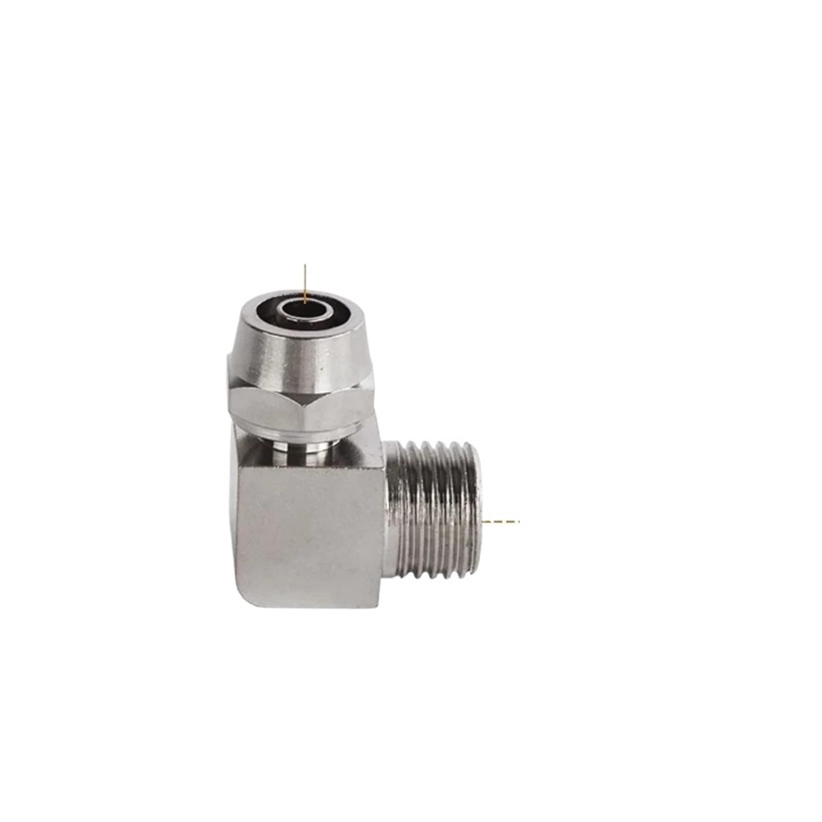 1 pieza PL OD4 6 8 10 12 mm accesorios neumáticos de cobre rosca macho 1/8 1/4 3/8 1/2 Traquea Quick Screw Joint (KPL8-03, 10 unidades)