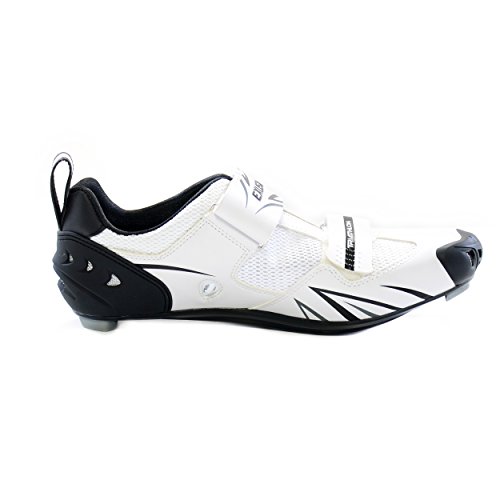 Exustar E-St951 Triathlon Shoe, White, 40 Euro/7 Us #TOP6
