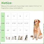 Medium Dog Collars for Male Dogs, Boy Dog Collars with Dinosaur Pattern，Adjustable Cotton Green Collar for Puppy Dog，Ideal, Daily Photos & Pet Fashion Accessory - Image 2