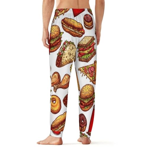 Men Lounge Pants Trouser Sleepwear Pajama Pants with Pockets (S-6XL)3