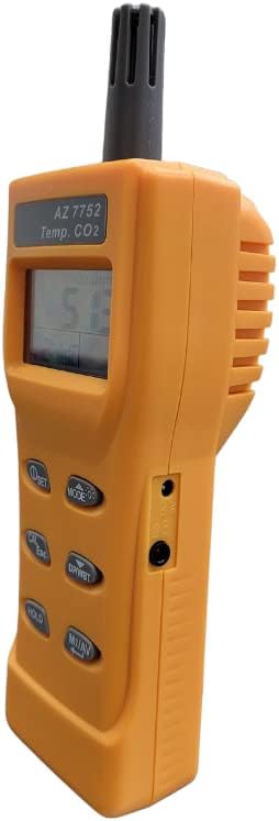 SULMILE AZ-7752 Carbon Dioxide Detector side view