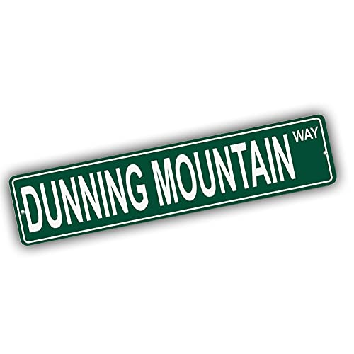 Brotherhood Aluminum Street Sign for Dunning Mountain - Pennsylvania