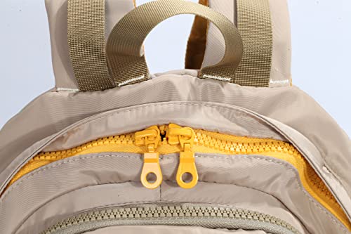Doris&Jacky Unisex Campus Backpack Large Capacity Travel Casual Daypack For Women (Beige) #TOP4