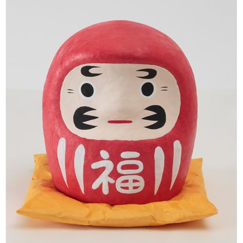 Muñeca Daruma Japonesa de 5.4 pulgadas hecha a mano miniatura 4