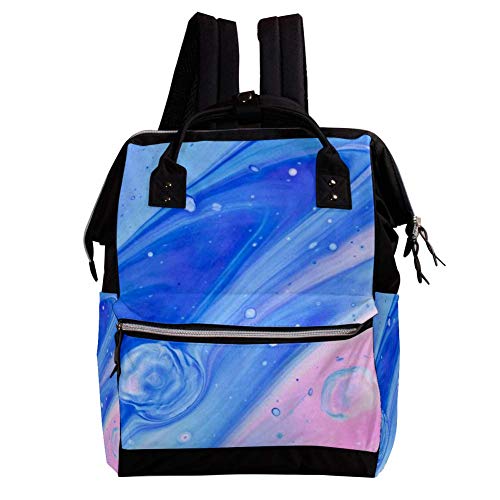 Preisvergleich Produktbild Muster 531 Rucksack Große Kapazität Reise Umhängetasche Mit Doppelreißverschlüssen Voller Druck Tragbare Design Handtasche Schüler Schultasche Für Männer Frauen 27x19.8x36.5cm