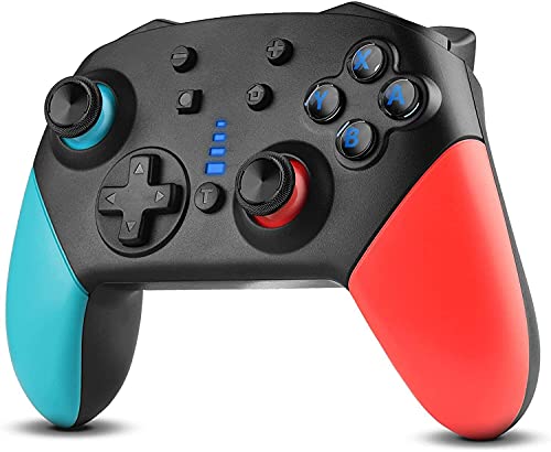 Switch Controller, Imponigic Wireless Pro Controller Gamepad Compatible with Switch Support Amibo, Wakeup, Screenshot and Vibration Functions-Black