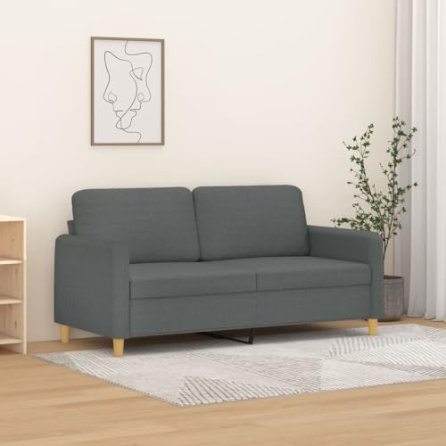 Larghezza del sedile: 140 cm Lumanois Divano a 2 Posti Grigio Scuro 140 cm in Tessuto,Mobili,Divani,23.45kg-359479