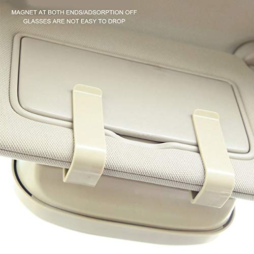 Auto Sonnenbrillenhalter. Auto Auto Brillen Clip Auto Gläser Hüllen Sonnenbrille Sonnenbrille Halter (Color Name : Black)