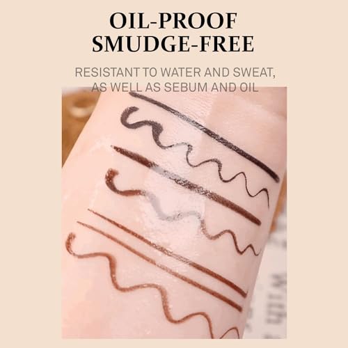 COSNORI Superproof Brush Eyeliner 01 Black - Delineador Líquido miniatura 3