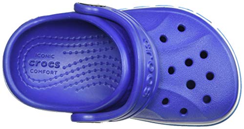 Image of crocs Unisex-Child Bayaband Clogs K Cerulean Blue 9 Kids UK (C9) (205100-4O5)