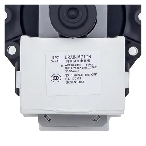 uwobefe BPX2-92L BPX2-93L BPX2-94L 5859EN1006S Drain Pump Motor, Compatible With LG Washing Machine Washer Drainage Parts - Image 4