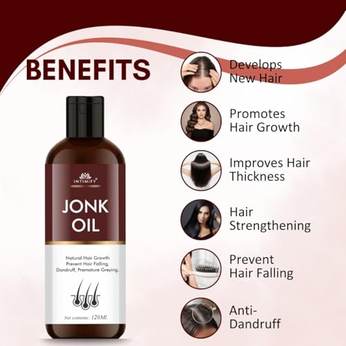 Image of INTIMIFY Jonk Oil For Hair, Leech Oil For Women & Men- 120 ml