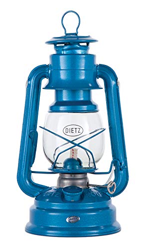 B&P Lamp Blue Dietz #78 Mars Oil Burning Lantern - Hurricane Style Lantern