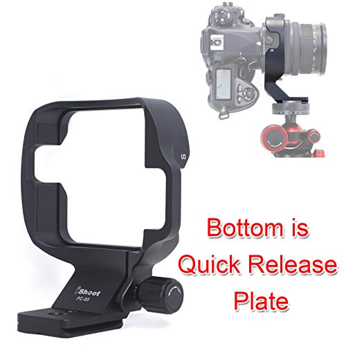 全金属のリング式三脚座、レンズサポート襟、三脚マウントリング for ニコン Nikon PC Micro-NIKKOR 85mm f/2.8D ティルトシフトレンズ, クイックリリースプレート付き、ARCA-SWISS、BENRO、PMGタイプの三脚雲台