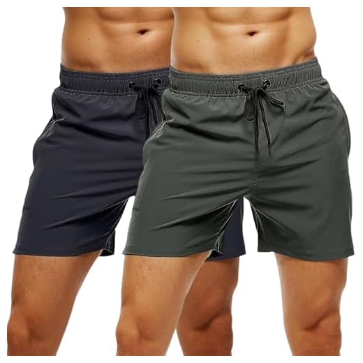 Kit 2 Shorts Tactel Bermudas Academia Treino Corrida Masculina TRAINING 719 (BR, Alfa, P, Regular, Regular, Neutro)