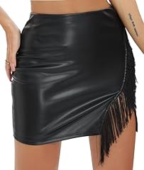 Black Fringe Skirt